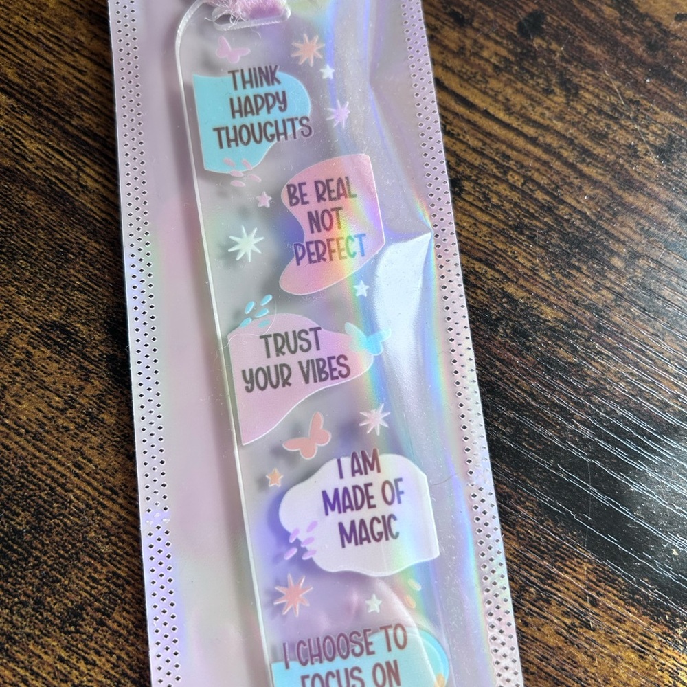 Inspirational Bookmark with Positive Quotes